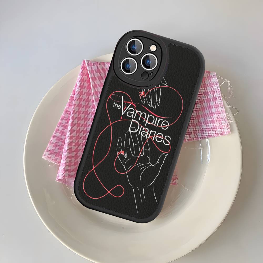 

The Vampire Diaries TV Phone Cover For IPhone 11 12 13 14 15 16 Pro Max Mini Plus Soft Leather Case iphone XR