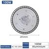 AC 220V Super Bright LED High Bay Light IP65 Waterproof UFO Warehouse Garage Light 100W 150W 200W For Gym Factory Lighting 6000K