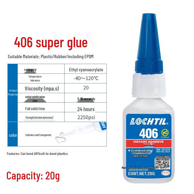 Quick-Drying Glue Collection: Strong Instant Adhesive for Shoes, Metal, and Plastic – Models 401, 403, 406, 416, 460, 495, 496, 498.