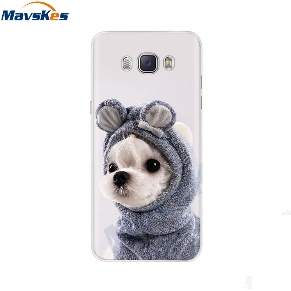 For Samsung J7 2016 Case Print Flower Soft Silicone Back Cover For Samsung J7 2016 TPU Phone Case For Samsung Galaxy J7 2016