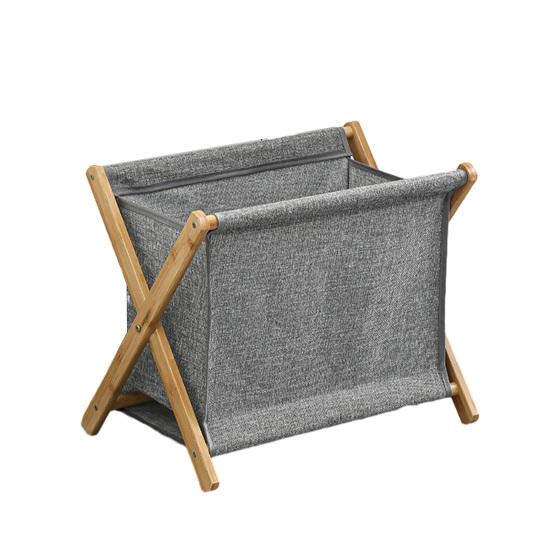 

Dirty Clothes Basket with Durable Frame Large Capacity Laundry Hamper Bottom Heightening Mildew And Slip Resistant Laundry Storage Bin Size#M сірий