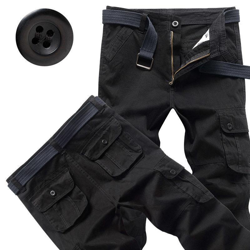 Fashion Camouflage Trousers Work Trousers Men's Drawstring Trousers Loose Large Size Casual Trousers Tide Multi-pocket Trousers Work Trousers