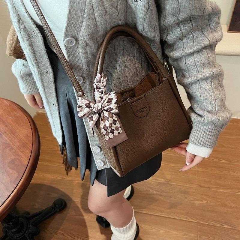 New women's bag handbag niche bucket bag commuter casual versatile fashion shoulder messenger bag A