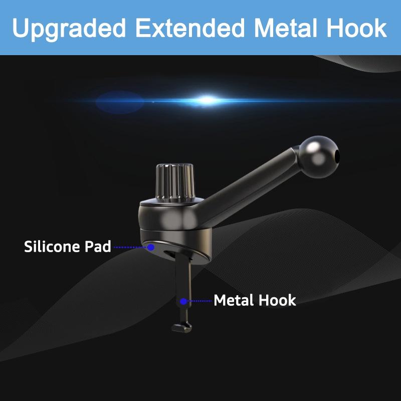 Upgrade Air Vent Car Phone Holder Clip Universal 17mm Ball Head for Car Phone Stand Gravity Magnetic Mobile Phone Support