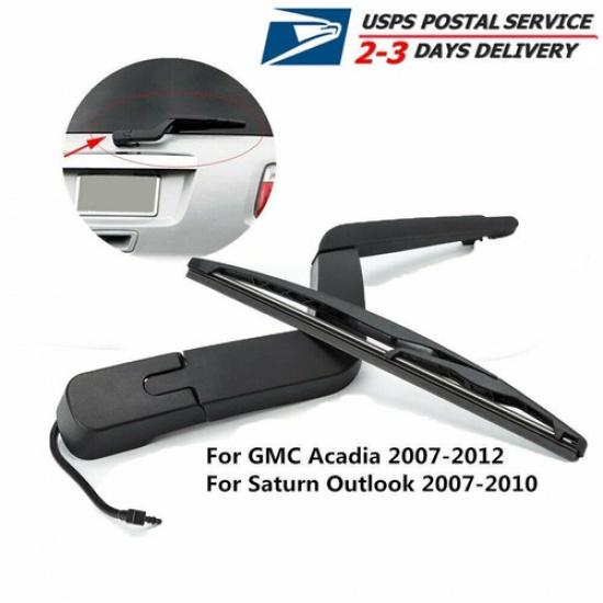 

Rear Wiper Blade Arm Car For GMC Acadia Saturn Outlook 2007-2012 Back Windshield