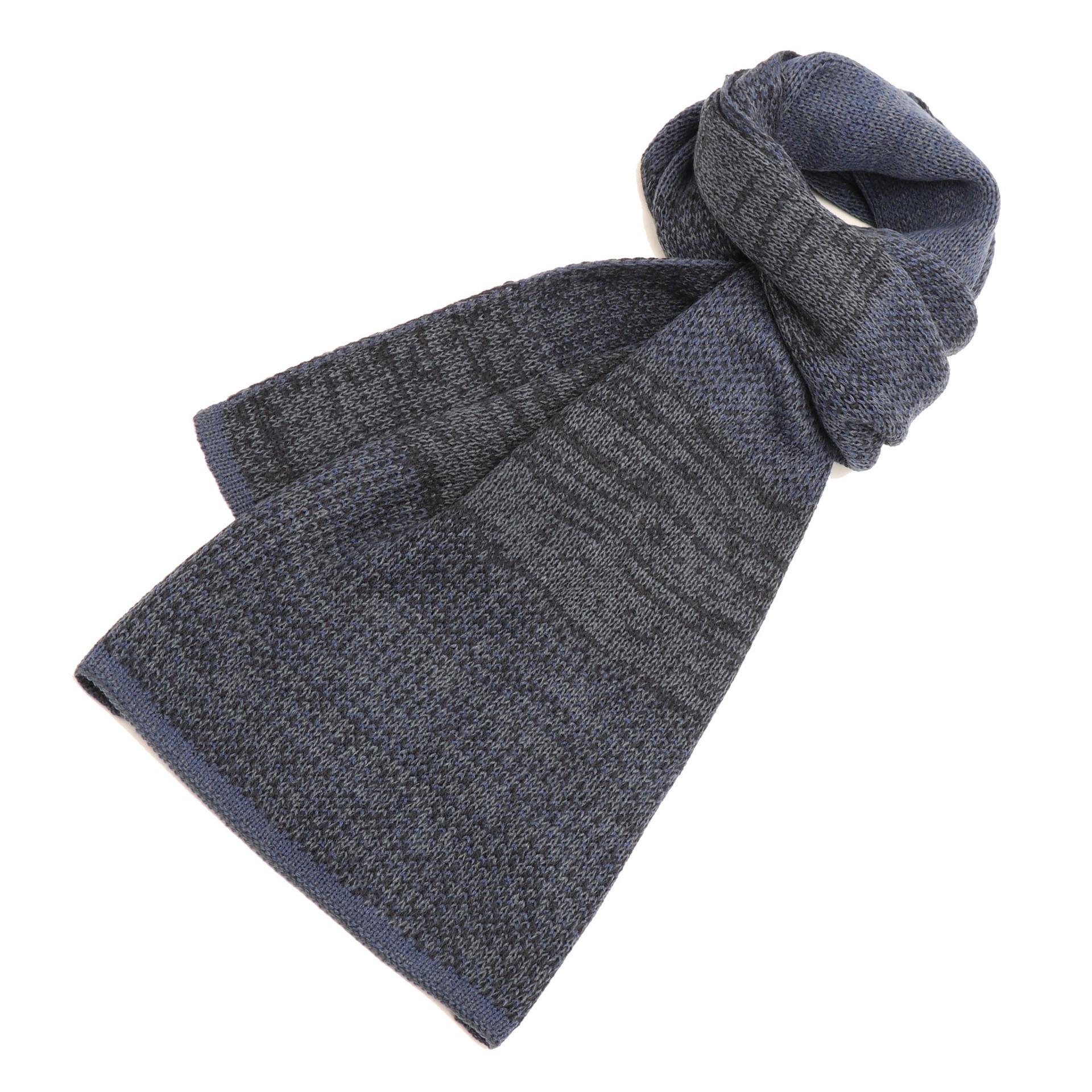

All kinds of jacquard scarves, winter fashion casual scarves, imitation cashmere knitted scarves темно-синього кольору