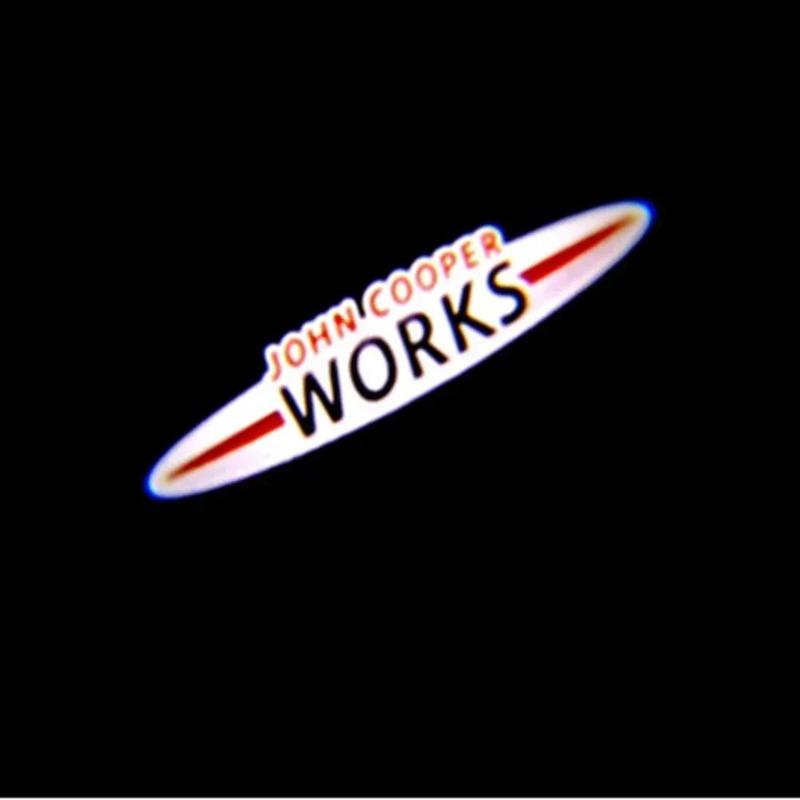 2/4 Stück BMW Group Auto LED Willkommenslicht Zubehör Für Mini Cooper S R55 R57 R58 R59 R60 R52 R56 F56 F60 F55 Tür Projektionslogo