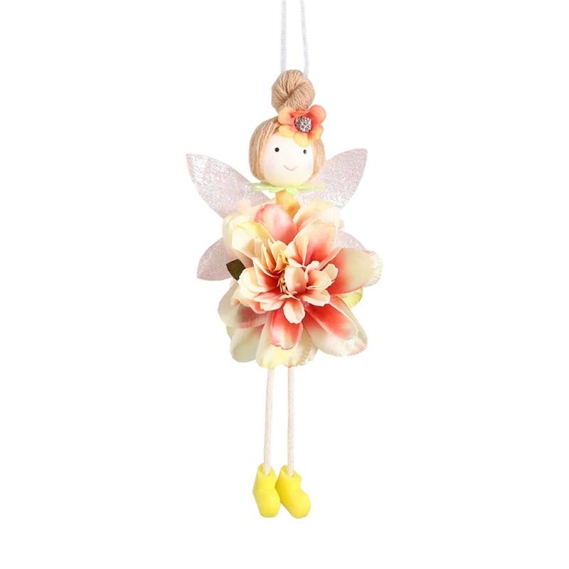 Charm Girl Hanging Decors Delicate Hanging Pendant Fabric Texture Creative Girl Pendant Suitable for Artistic Space