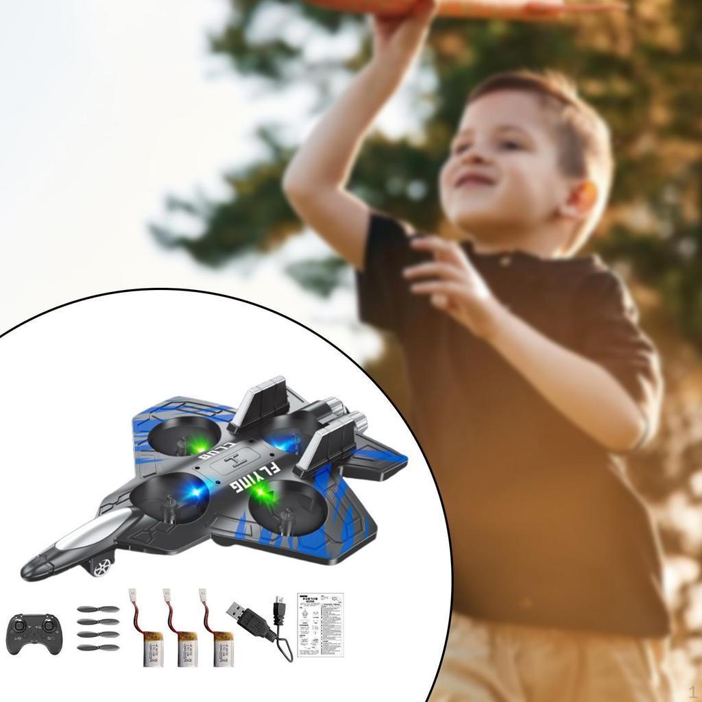 Foam Remote Airplane Aircraft Toy Kids RC Plane Fighter for Living Room Garden