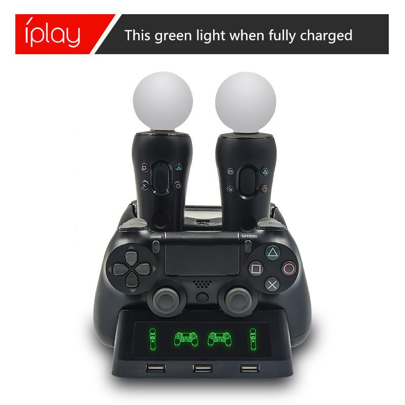 Control Charger Base for Sony PS4 VR Move Motion Controller Playstation Play Station PS 4 Charging Dock Docking
