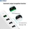 QC3.0 Fast Charging Multi-Port Travel Charger with 4 USB Ports - US/EU Standard