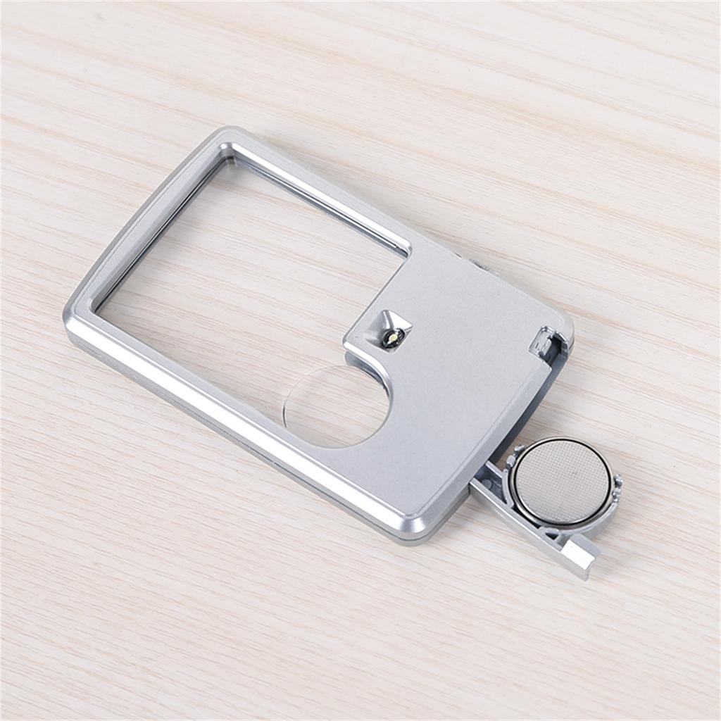 LED Magnifying Glass With Light, Premium Card Type Magnifying Glasses, Magnifying Glass For Reading 3X Magnifier Magnifying Glasses With Light,