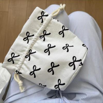 Bow Tie, Three-dimensional Drawstring Bag, Storage Bag, Home Decoration, Dust-proof Roll Paper Cover, Portable Cloth Bag Bag