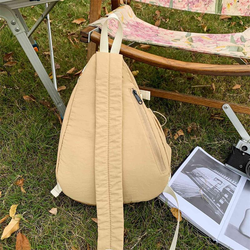 Bolso Ligero para el Pecho Bolso de Hombro de Color Contrastante Bolso Cruzado para Deportes al Aire Libre Montar