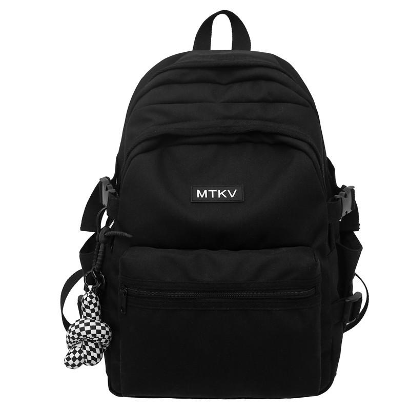 College style ins simple small standard student schoolbag spring large-capacity junior high school student backpack