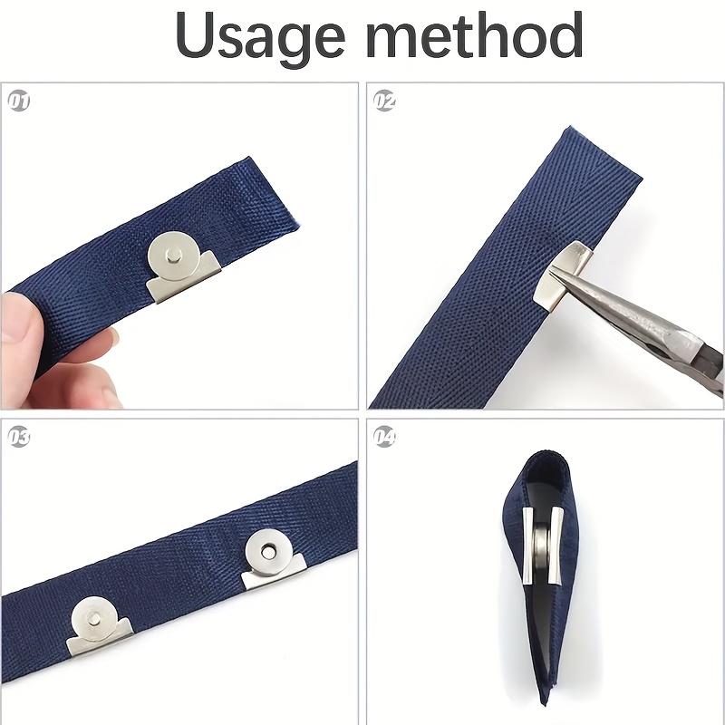 5 Pairs (10pcs) of Metal Seamless Magnetic Clasps, Suitable for Bags, Magnetic Snap Buttons, Fasteners, Ideal for Handbags