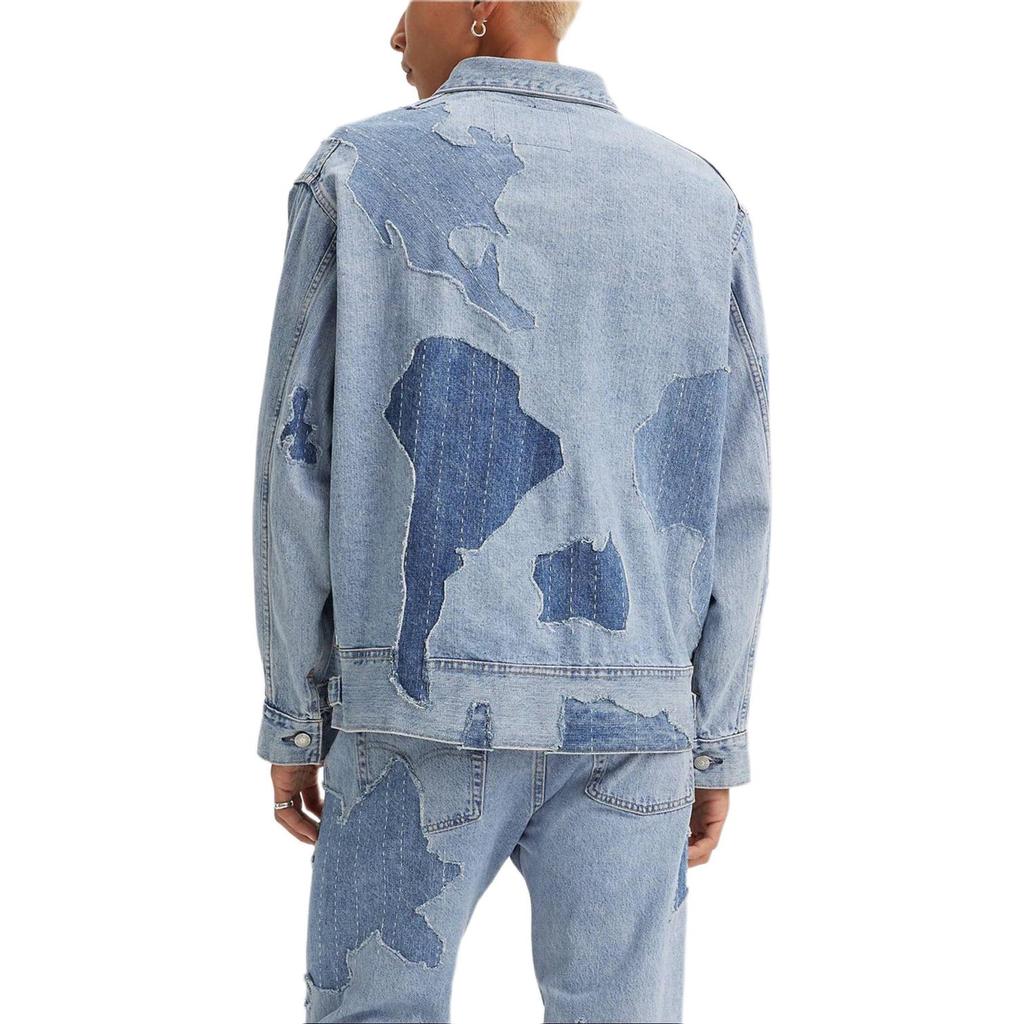 Levis SS24 Japan Limited Edition Type 2 Vintage Loose Fit Long Sleeve Denim Jacket Men Jackets Light-Blue A7150-0001