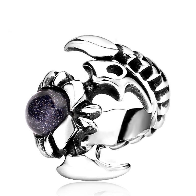 Iron Warrior Personality Trendy Scorpion Open Ring Men's Personalized Gift