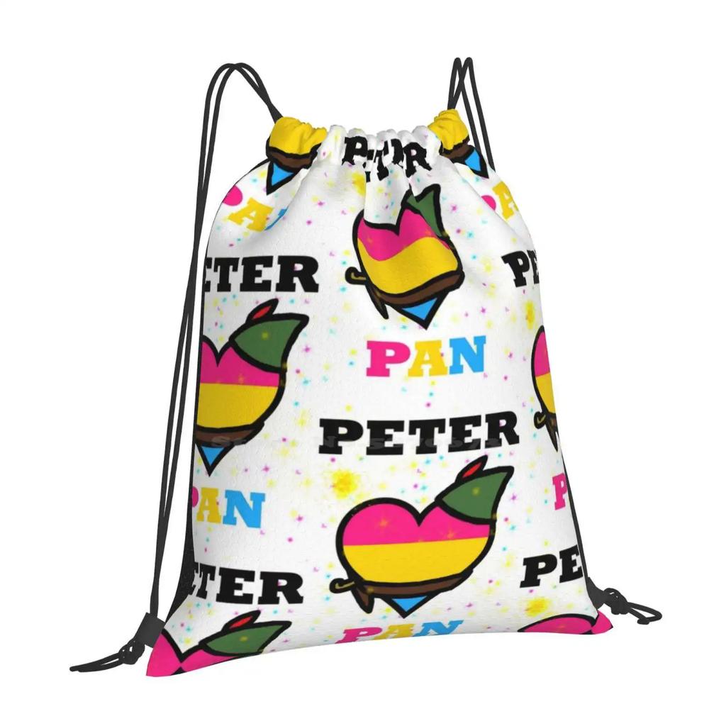 Pattern Design Bag Student's Backpack Pan Pride Pansexual Pride Lgbt