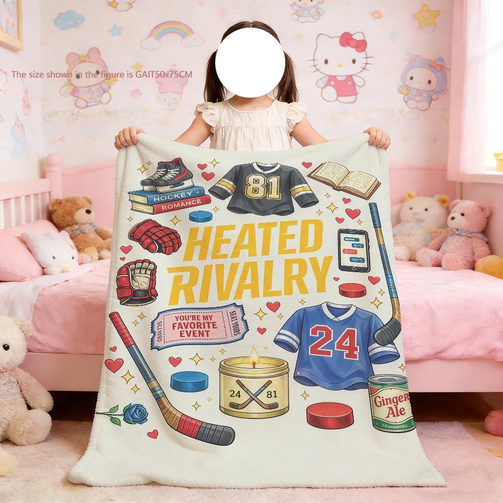 

KKittyS Cartoon Art Cute Hello Blanket For Soft Throw Blanket for Picnic Bed Sofa Home Bedroom Cozy Warm Comfortable 75x100cm (30x40inch)
