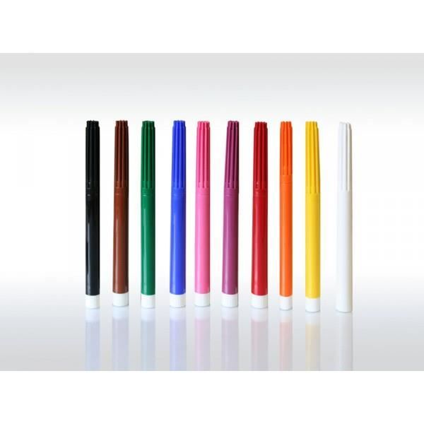 Drawing Markers - koNORM - 10 Markers - 9 Bright Colours - 6 Mm Tip - Mixed