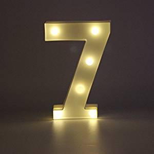 Wedding Decorative 26 Alphabet Name Letter LED Lights Luminous Number Lamp Romantic Theme Home Party Bedroom Decor Night Light