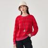 Zhaojun Fair Isle Jacquard Wool Sweater for Women