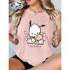 Genuine Sanrio Authorized Women's Elegant Short-sleeves Are Suitable for Daily and Holiday Wear In Spring, Summer and Autumn.