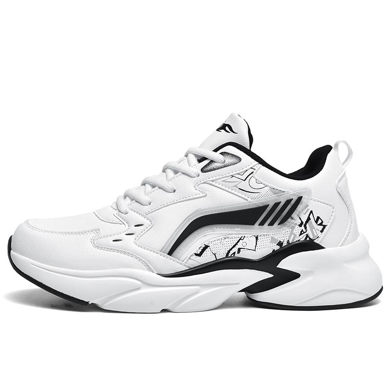 

PU Leather Sneakers Men Sports Casual Shoes Fashion Basketball Shoes Sales Discounts 39