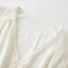 Qiushui Yiren 2026 Spring Elegant V-Neck Maxi Dress