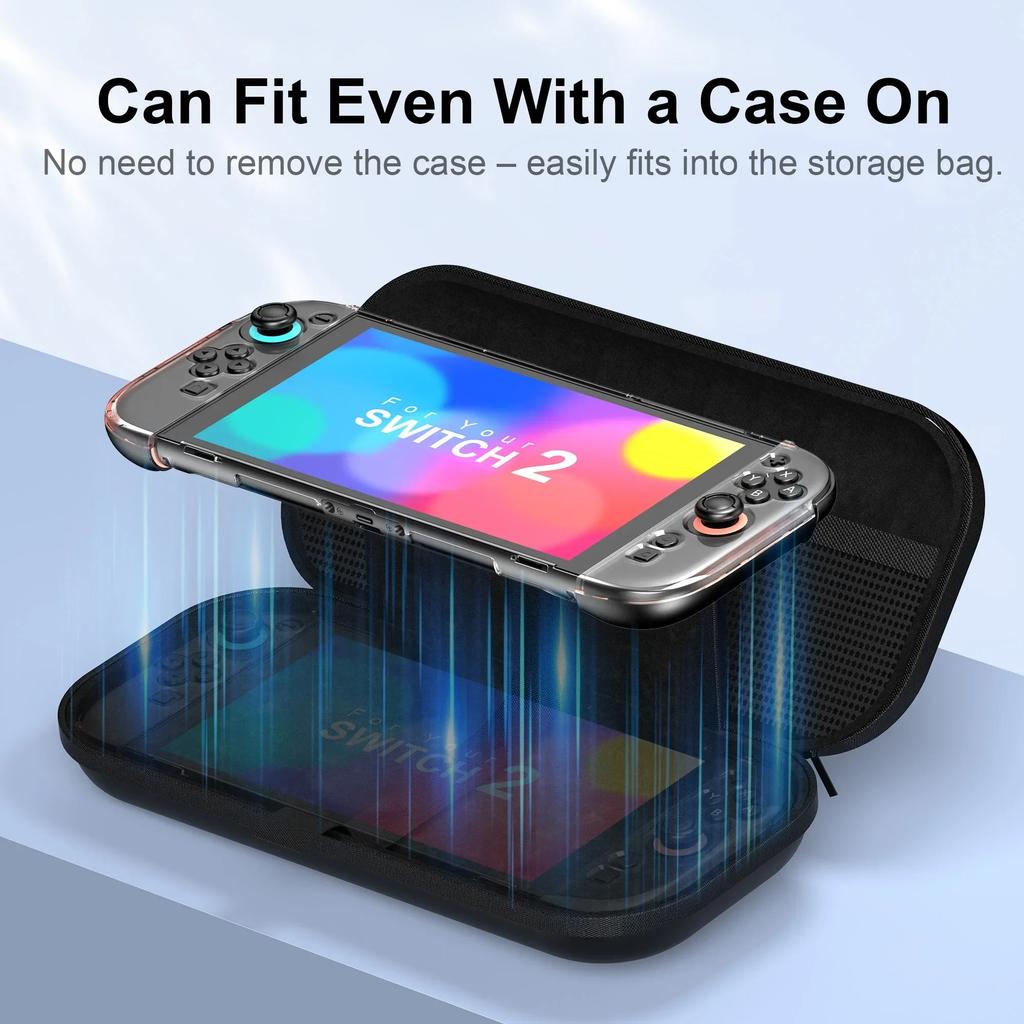 Carrying Protective Case for Nintendo Switch 2 Switch 1 Console Portable Travel Storage Bag Shell for Switch 2 Accessories