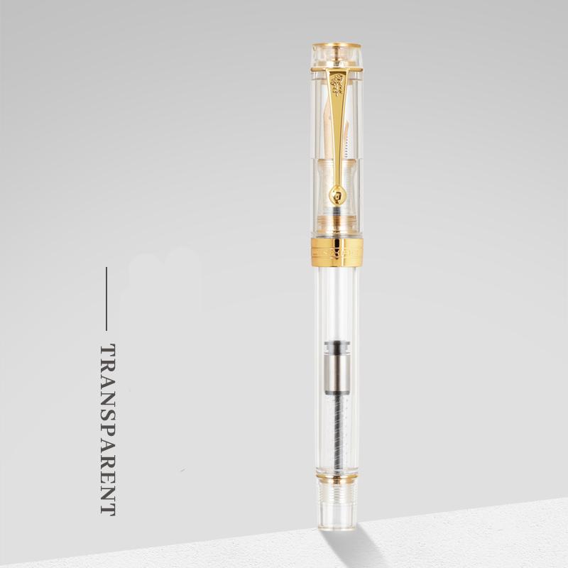 JINHAO 100 Centennial Fountain Pen Resin Gold Clip Nib EF F M Students Pens Business Stationery School Office Supplies PK 9019