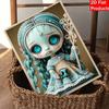 Halloween Pearl Painting Set 5D DIY Pearl Art Home Bedroom Wall Decor Handmade Gift Elegant Teal Mermaid Girl Bead Craft Decor