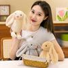 25cm Cute Rabbit Plush Toy Long Ear Soft Stuffed Bunny Doll Sleeping Toy Girls Kids Baby Plush Birthday Gifts