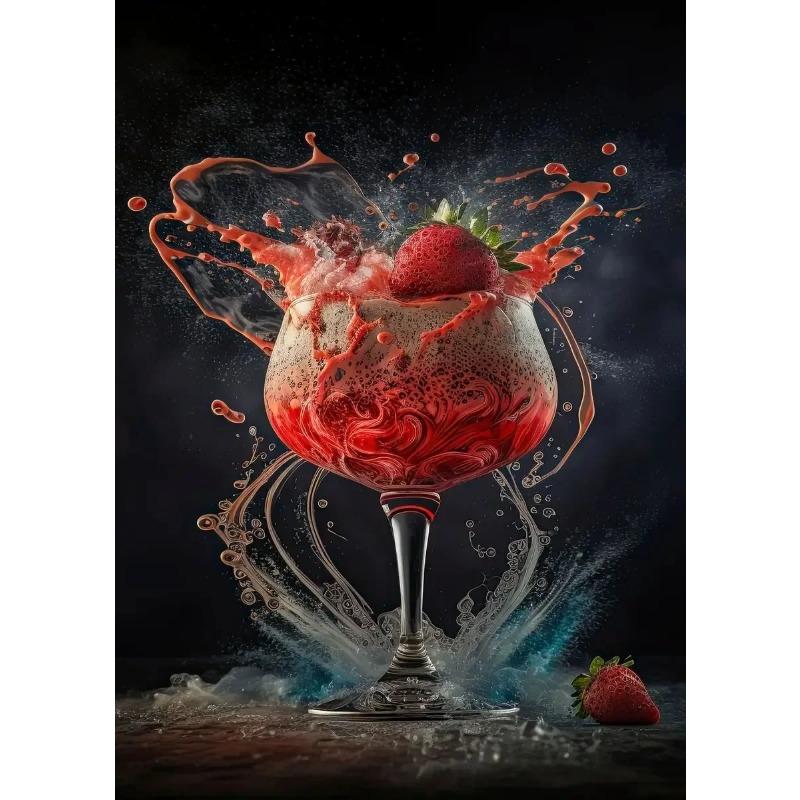 Cocktail Explosion poster Fruit Cocktail Don't Trust Bar Minimalist Print Canvas Painting for Living Room Modern Home Decor
