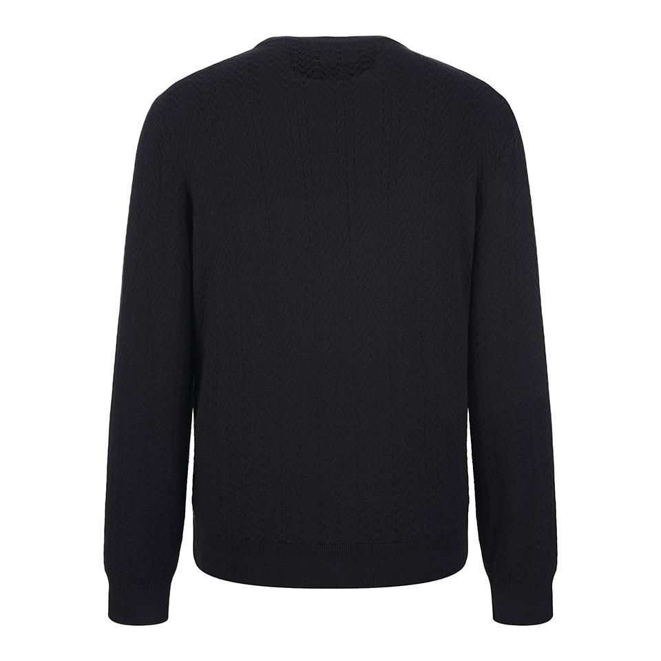 HUGO Herringbone Knit Sweater 50543789_001