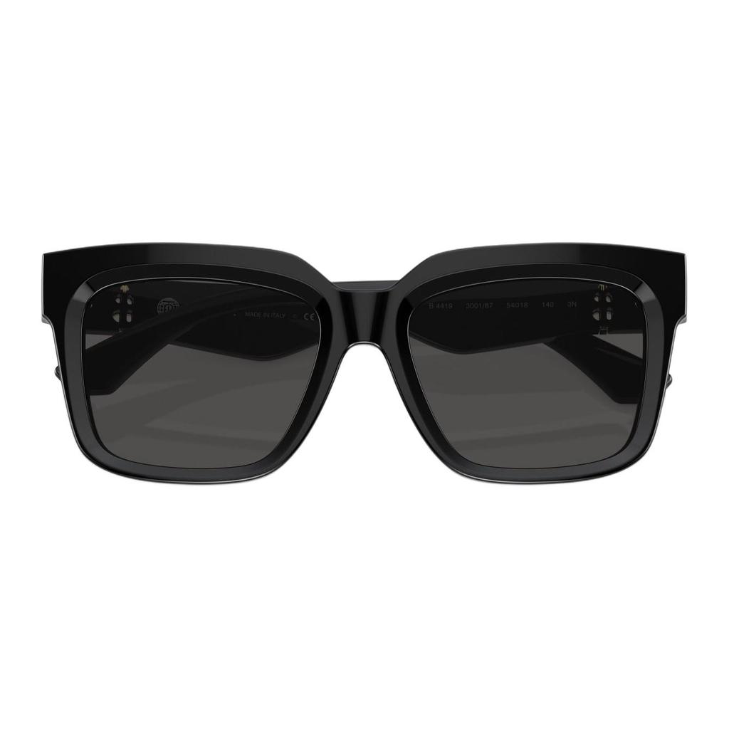 Burberry Logo Irregular Frame Sunglasses Unisex Sunglasses Black OBE4419F-300187
