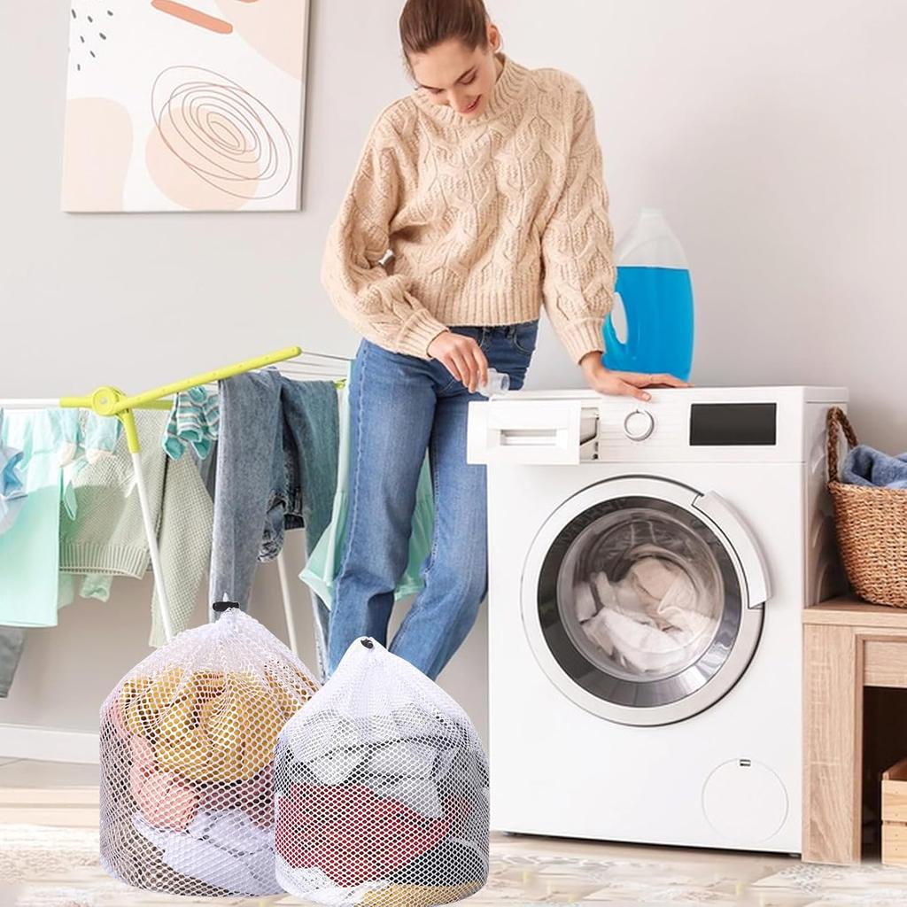 Grote Gaas Waszak - Organizer voor Beha Sokken Ondergoed Schoenen, Beschermhoes voor Wasmachine