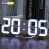 Ürün Satın Al Saat 3D LED Dijital Çalar Saat Duvar Saati Zaman/tarih/sıcaklık Ev/mutfak/ofis İçin Saatler Dekor Bahçe