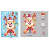 Christmas Pink Santa Claus Stickers Xmas Ball Garlands Bell Snowman Static Stickers Merry Christmas Decor Happy New Year
