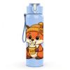 1PC Autumn Hat Fox Illustration 750ml Color Plastic Sports Water Bottle Leakproof Flip Straw Lid Suitable for Sports Office Home Use