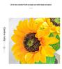 Sunflower Night Light: Rechargeable LED Bedroom Decoration Atmosphere Lamp, Ideal Birthday Gift for Girls.