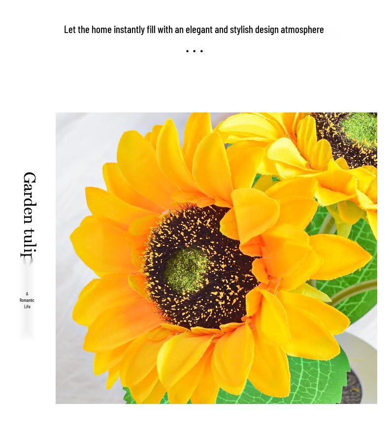 Sunflower Night Light: Rechargeable LED Bedroom Decoration Atmosphere Lamp, Ideal Birthday Gift for Girls.