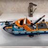 Arctic Explorer Arctic Ship Building Block Toys Floatable Boat Helicopter Sub Orca Bricks Gifts for Kids