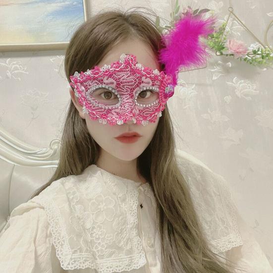 Cosplay Masque Useful Sequins Half Face Dance Ball Rhinestone Performance Party Supplies