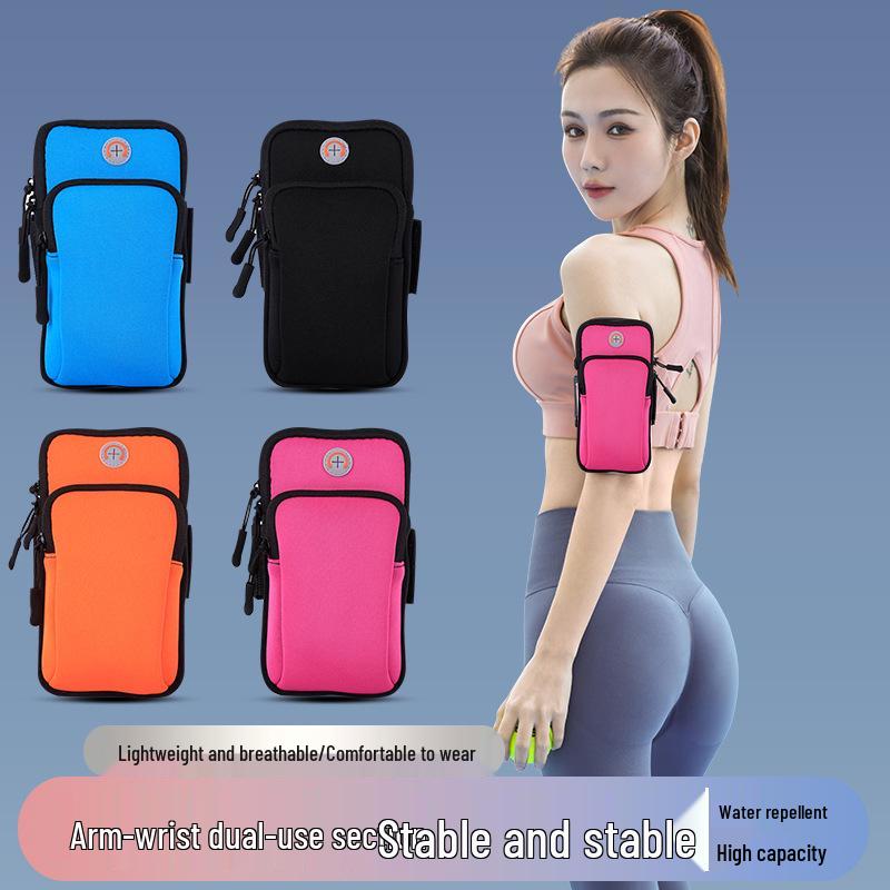 Waterproof Unisex Running Armband - Lightweight Sports Wrist Phone Pouch
