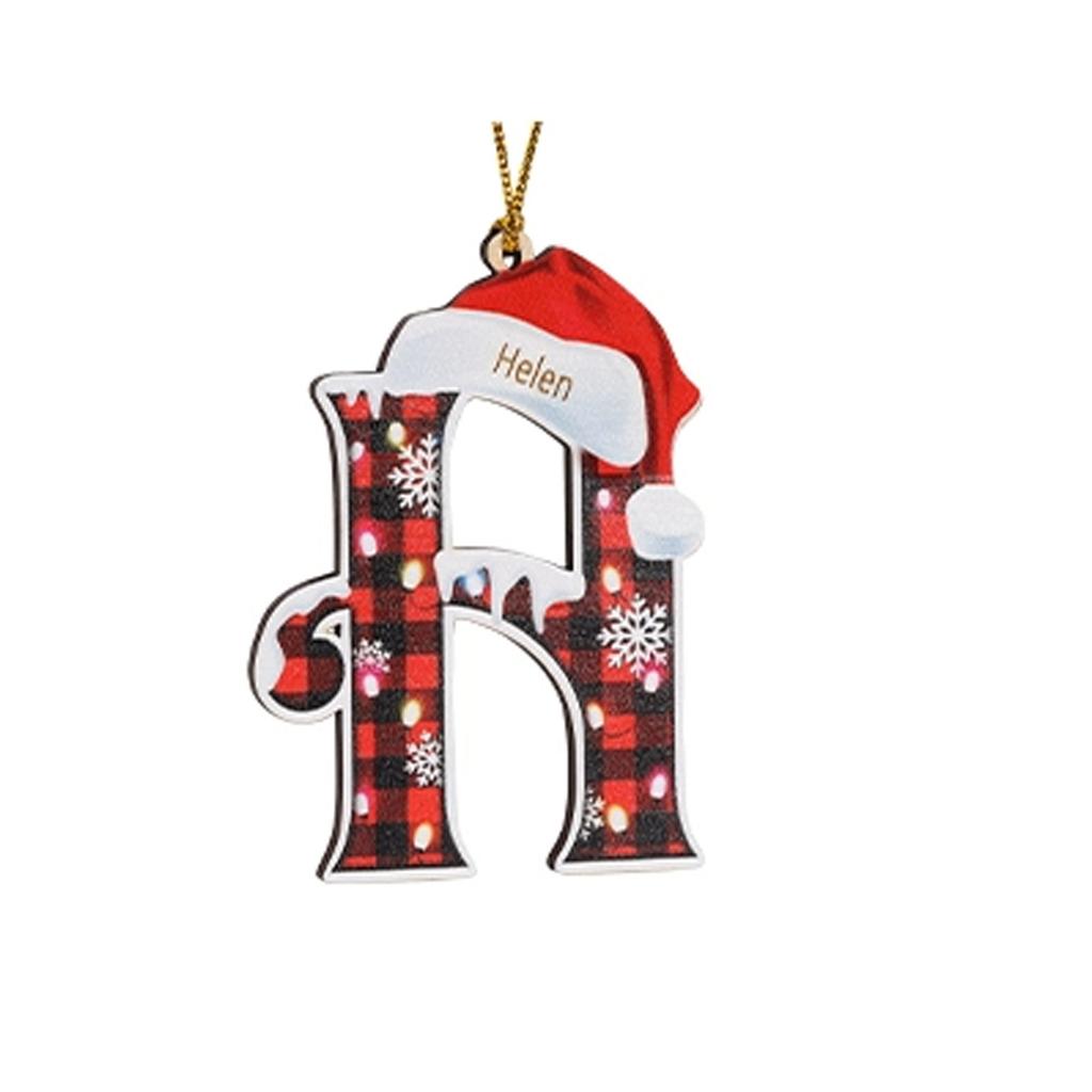 2D Vánoční Dekorační Přívěsek Vánoční Stromek Štítek Tématická Párty Řemesla Ozdoba