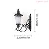 1Pcs DIY Micro LED Lamppost Wall Light Model 1:87 Miniature Landscape Architectural Layout Street Vintage For Railway