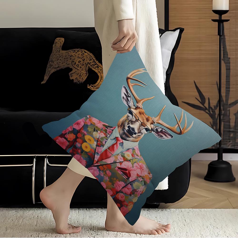 

Fashion Animal Tyrannosaurus Fashion Funny Cushion Cover Pillow Cover Decor Pillowcase Printed Cushion Case for Couch 30x30 cm