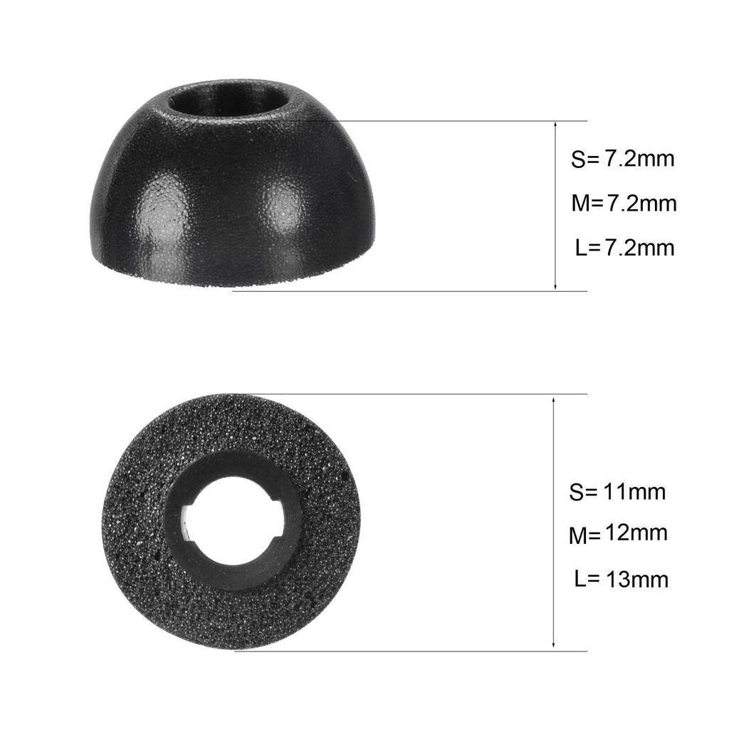 Memory Foam Tips for Samsung Galaxy Buds Pro True Wireless Earbuds